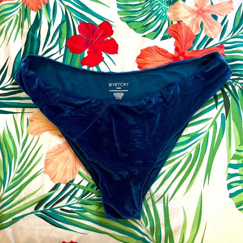 Vetchy bikini bottoms XL blue velvet